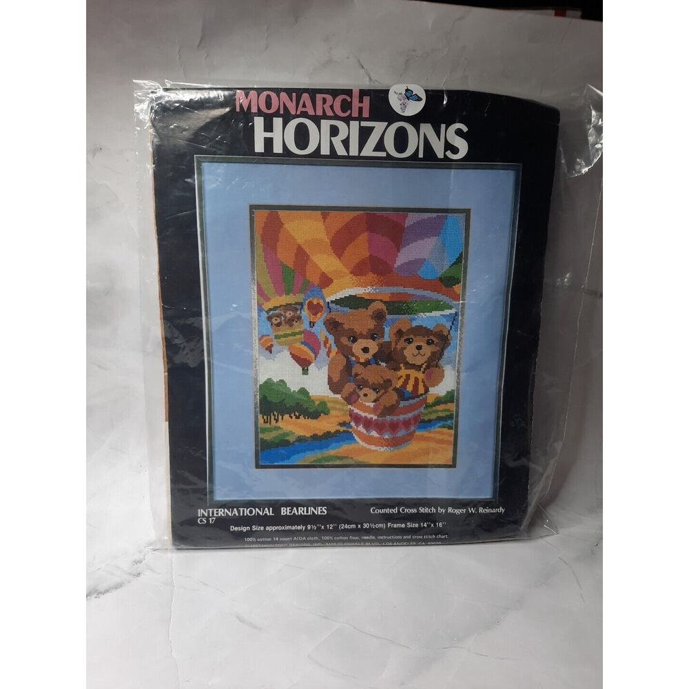 Monarch Horizons Counted Cross Stitch Kit International Bearlines CS 17